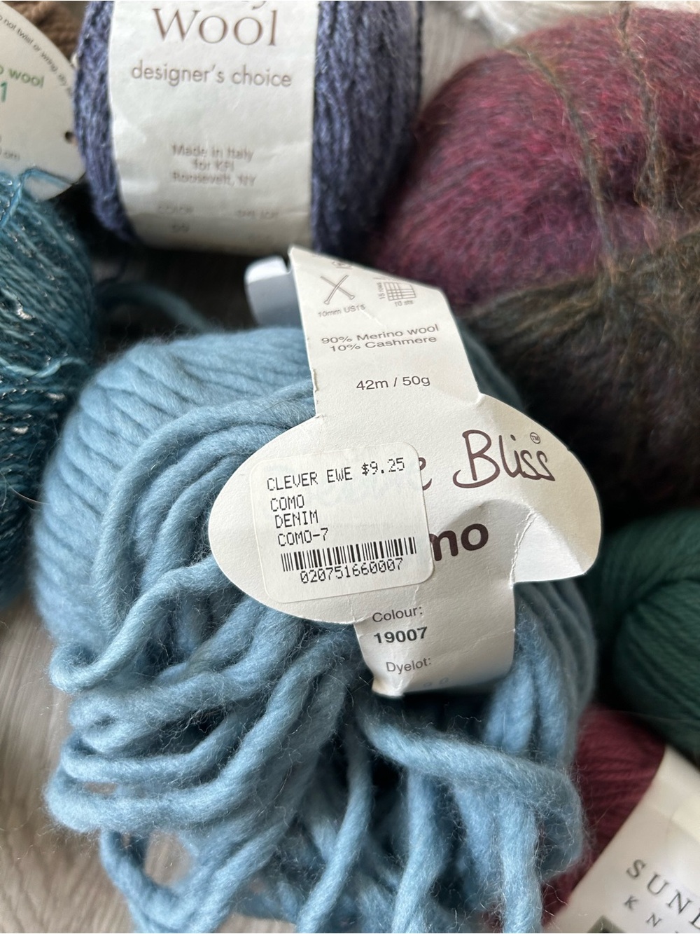 Lot of wool blend yarn - Picture 4 of 8